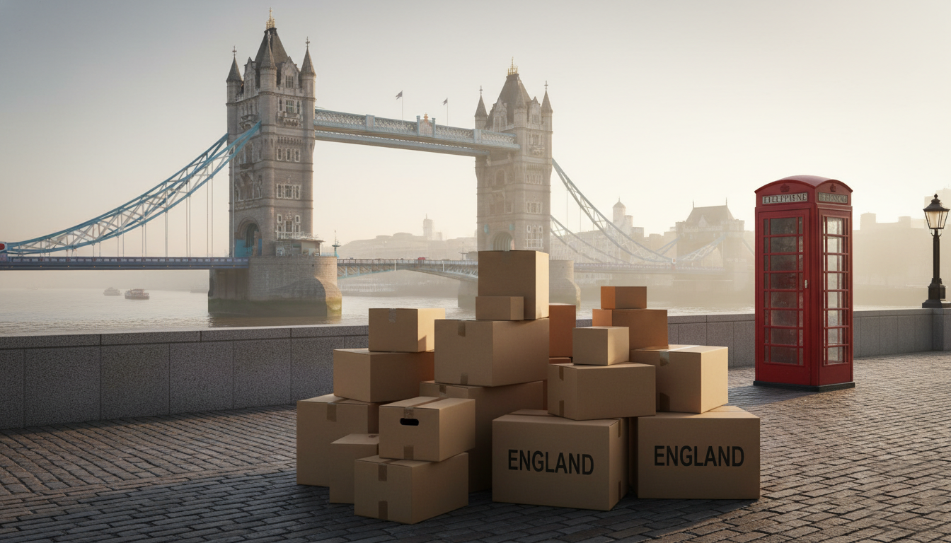 Cover-Bild zum Ratgeber Umzug nach England — Brexit, Visa und Container